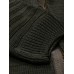 Mens Fashion Knitting Hooded Mid Long Zipper Casual Sweaters